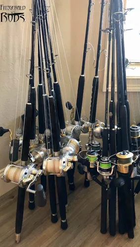 Vista 9 de Fitzgerald Stunner HD Saltwater Offshore Spinning Rod Series Pesca Pesca Pesca