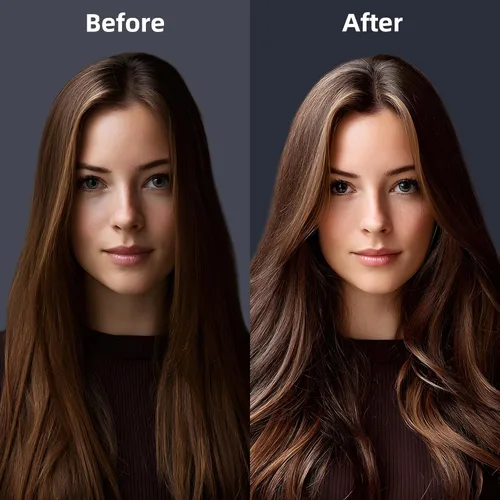 Vista 6 de Airwrap Multi Styler, 8 en 1 profesional Air Wrap, cepillo para secador de pelo Air Styler, con rizadores de envoltura automática, juego de peinado