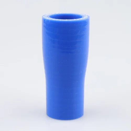 Vista 80 de AC PERFORMANCE ID de 1" a 1/2" (25mm a 13mm) Manguera de silicona recta reductora de 3 capas reforzada negra, 3" de longitud