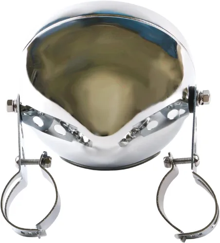Vista 3 de Carcasa cromada para faros delanteros de motocicleta, 5.75, 5 3/4 pulgadas, cubo de faros delanteros compatible con Shadow Cafe Racer Bobber Cruiser