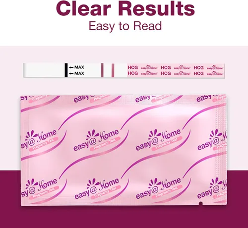 Vista 4 de Easy@Home kit de 20 pruebas de embarazo (HCG) pruebas de orina HCG
