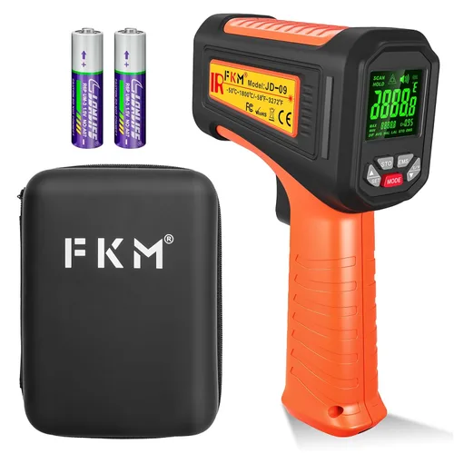 Vista 14 de Termómetro infrarrojo - Pistola de temperatura digital FKM con láser circular patentado