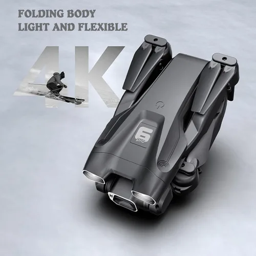 Vista 6 de Negro El nuevo H66 Drone 4K Profesional Hd Cámara Drones Largo Plegable Remoto Aviones