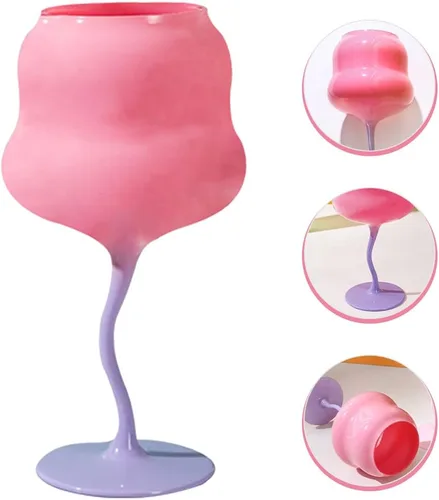 Vista 8 de Gadpiparty Copa de vino reutilizable elegante para fiestas, hogar y eventos, diseño delicado para vino, whisky y cócteles