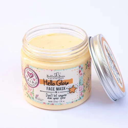 Vista 4 de Bella & Bear Hello Glow Face Mask for refining and brightening - Vegan - 6.7oz