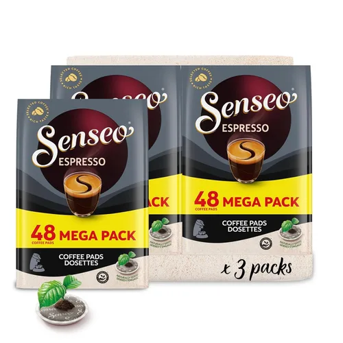 Vista 11 de Senseo Cápsulas de café - 48 cápsulas - Diferente sabor - Importadas de Países Bajos (descafeinadas, 144)