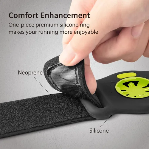 Vista 4 de BONE Run Tie Connect Kit 2 soporte magnético para teléfono para correr, desmontable y giratorio de 360°, soporte deportivo de silicona agradable al