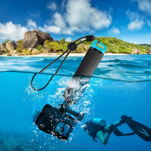 Vista 5 de Mango Flotante Grip Floaty Stick Accesorio Impermeable Compatible con GoPro Hero 13, 12, 11, 10, 9, 8, 7, 6, 5, 4, Session, 3+, 3, Hero(2018), Max