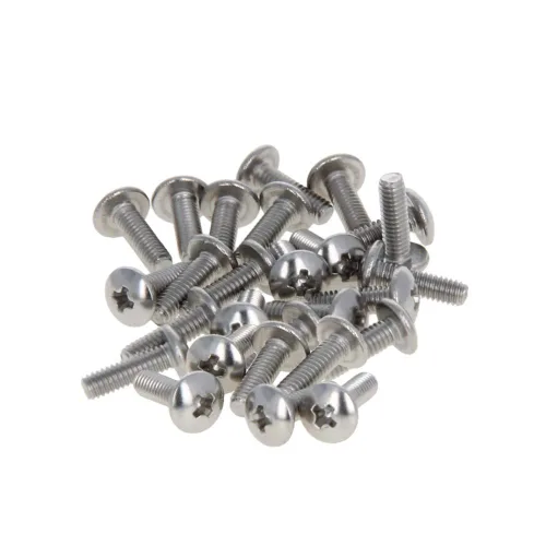 Vista 152 de MroMax Tornillos de máquina M2.0.197 x 0.157 in Tornillos Phillips Cross Truss Head Tornillo 304 Pernos de sujeción de acero inoxidable 15pcs