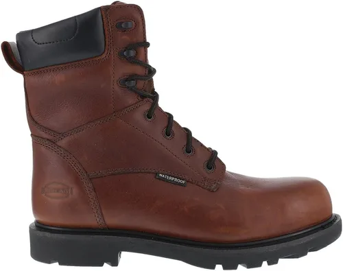 Iron Age Hombres Hauler 8In Composite Toe Zapatos de seguridad de trabajo Casual - Marrón