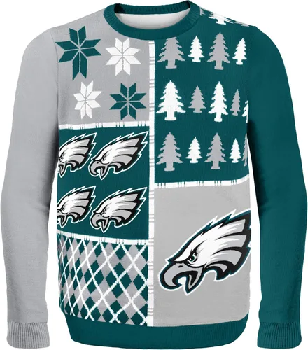 Vista 25 de FOCO NFL Unisex-Adult NFL Busy Block Ugly Sweater