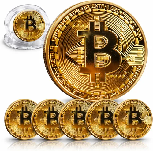 Vista 11 de Moneda de Bitcoin Edición de Coleccionista - Criptomoneda conmemorativa coleccionable en caja protectora de acrílico - Perfecta para entusiastas