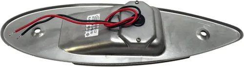 Vista 5 de Pactrade Marine Par de luces de navegación para barco, luces LED de montaje empotrado, luces laterales de ojo de tiburón rojo y verde, luces