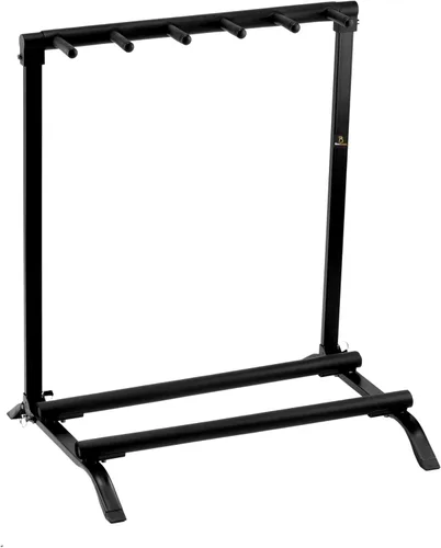 Soporte de guitarra plegable para 5 soportes, soporte de guitarra para múltiples guitarras para acústica, guitarra eléctrica, bajo, soporte para