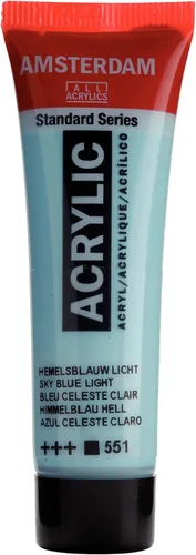 Vista 15 de Amsterdam Serie Estándar Tubo de Pintura Acrílica 120ml Azo Naranja 276 (17092762)