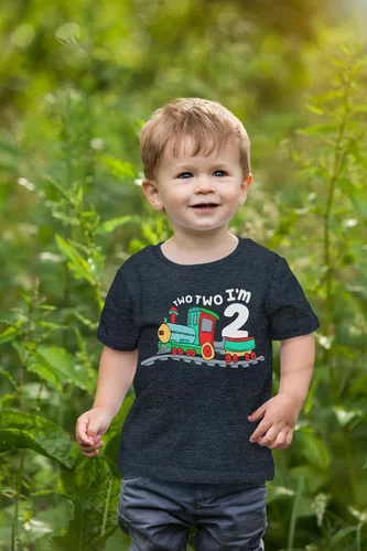 Vista 3 de Unordinary Toddler Camisa de 2 cumpleaños para niño Chugga Chugga Two Two Train im Two Year Old Second Birthday