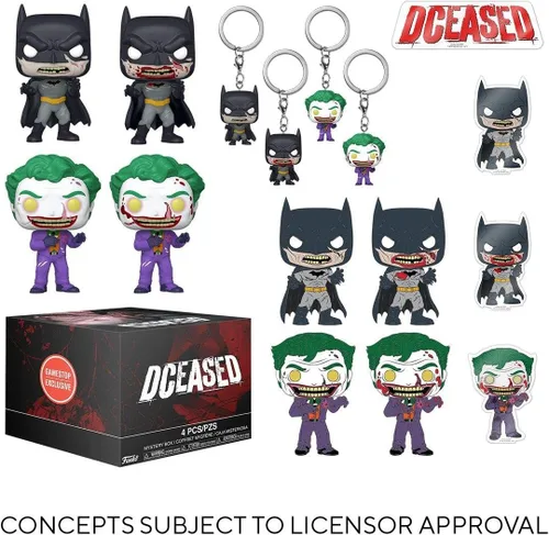 Vista 2 de Pop Funko DCeased Batman - Caja misteriosa de 4 piezas