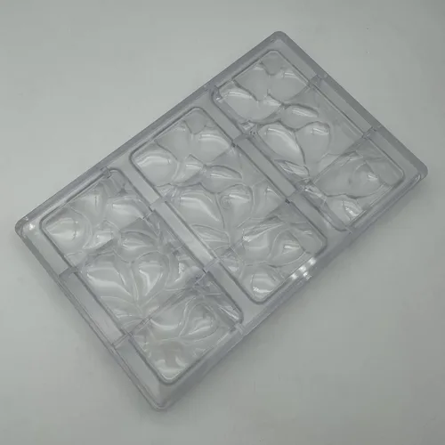 Vista 6 de Molde de barra de chocolate de gota grande de policarbonato Molde plástico duro de la barra de la energía del chocolate de la proteína