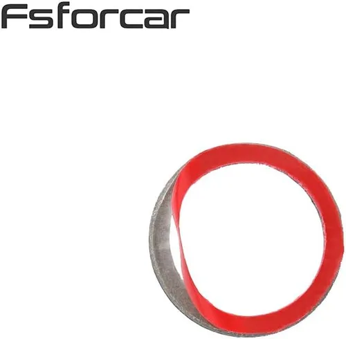 Vista 3 de Anillo de llave de encendido de motor de coche de fibra de carbono con decoración adhesiva para compatible con botón de encendido del motor BMW E90