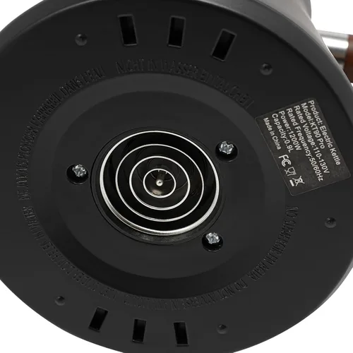 Vista 6 de Hervidor eléctrico de cuello de cisne con control de temperatura ajustable, calentamiento rápido de 1200 W, caldera de agua eléctrica con cable
