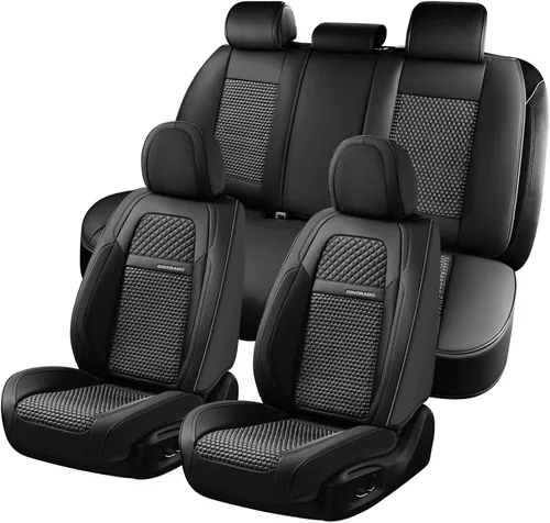 Vista 14 de Coverado - Fundas impermeables para asientos de coche, fundas delanteras para asientos de coche, 2 en 1, fundas protectoras para asientos de coche