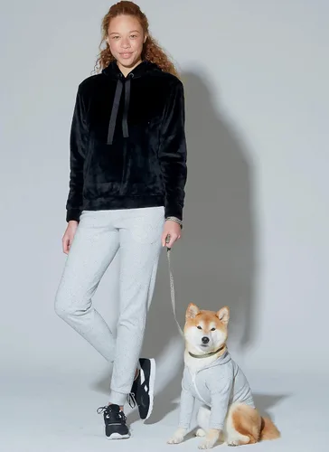 Vista 4 de McCall's Patterns McCall's 7816 - Patrones de costura con capucha, pantalones y vestidos para mujer, talla L para perros S-XXL, L-XL, blanco