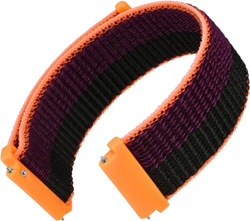 Vista 20 de WOCCI - Correas ajustables de nylon para reloj deportivo con cierre de gancho y bucle, correas de reloj de liberación rápida para hombres y mujeres