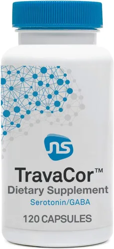 Vista 9 de NeuroScience TravaCor - Complejo de apoyo para el estado de ánimo y la calma con 5-HTP y L-teanina, serotonina y suplemento neurotransmisor GABA
