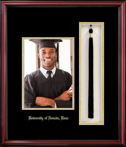 Vista 43 de Campus Images NCAA unisex 5x7 Portrait with Tassel Box Petite Cherry 2-Cereza