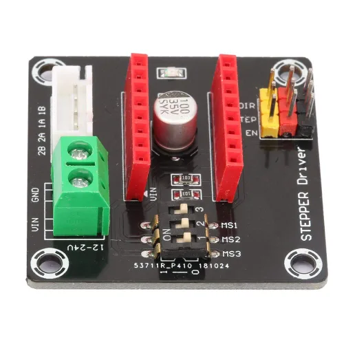 Vista 2 de Jeanoko DRV8825/A4988 Placa de expansión de controlador de motor paso a paso estable Módulo de control de impresora 3D para impresora 3D (2)