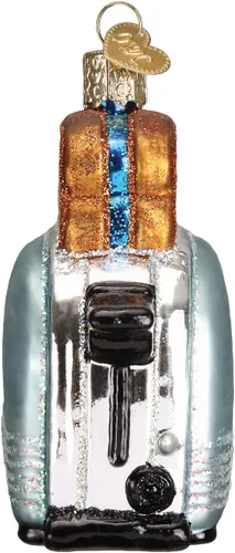 Vista 4 de Old World Christmas Adornos: Chef's Collection Adornos de vidrio soplado para árbol de Navidad