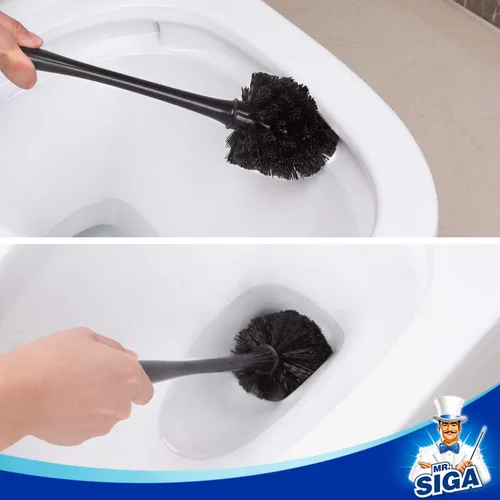 Vista 6 de MR.SIGA Combo de émbolo de inodoro y cepillo para limpieza de baño, negro, 2