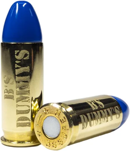 Vista 4 de B's Dry Fire Snap Caps - A.K.A. B's Dummy's - Dummy .38 Super Training Caps (paquete de 5)