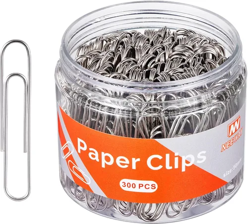 Vista 7 de NEEWAY 300pcs Large Paper Clips, Jumbo Paper Clip, 2 Inch Paperclips (Pack of 2)
