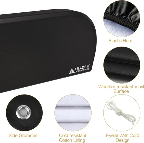 Vista 4 de Leader Accessories Cubierta de neumático de doble eje para caravana de 27 a 29 pulgadas, cubiertas de rueda de doble eje para cámper, camión