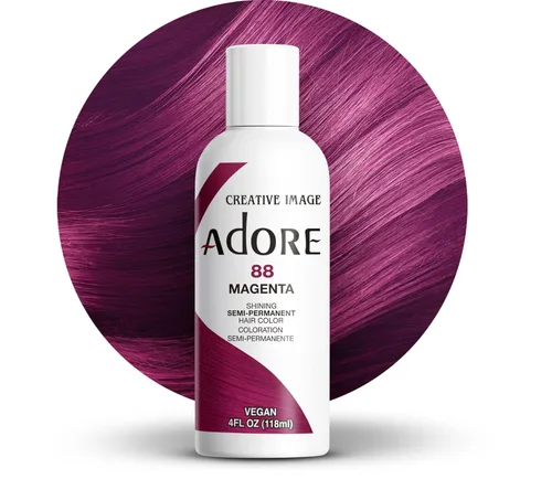 Vista 54 de Adore Tinte semipermanente morado para el cabello, vegano y libre de crueldad, 4 onzas líquidas, 090 Lavender (paquete de 1)