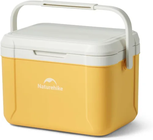 Vista 12 de Naturehike Nevera Rígida, Caja de Hielo Aislada, Nevera Portátil de Retención de Hielo para Playa, Camping, Picnic, Pesca, Barbacoa