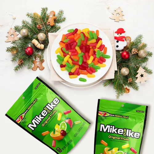 Vista 8 de Mike and Ike - Caramelos originales de frutas, paquete de 4 caramelos de cine de 10 onzas cada uno, dulces ideales para Mike e Ike para tus