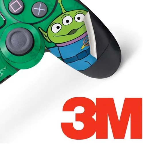 Vista 12 de Skinit Calcomanía para juegos compatible con PS4 Pro/Slim Controller, diseño oficial de Disney Toy Story Alien Collage
