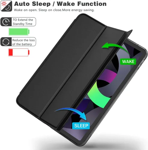 Vista 3 de iMieet - Funda para iPad Air de 11 pulgadas M3 2025/M2 2024 - Funda para iPad Air de 5ª/4ª generación 2022/2020 de 10.9 pulgadas, carcasa trasera