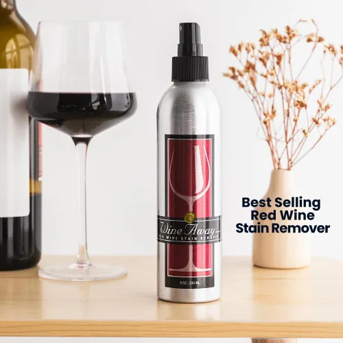 Vista 8 de Wine Away Removedor de manchas de vino tinto, colección Signature de aluminio, botella de 8 onzas