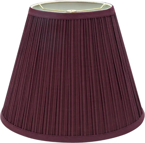 Vista 11 de Aspen Creative 33053, pantalla para lámpara de araña de transición Empire de tapa dura, plegada en color verde oscuro de hongo, 17,8 cm de parte