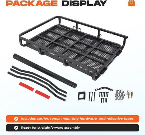 Vista 7 de ALMULOO Soporte de enganche con rampa plegable para sillas de ruedas
