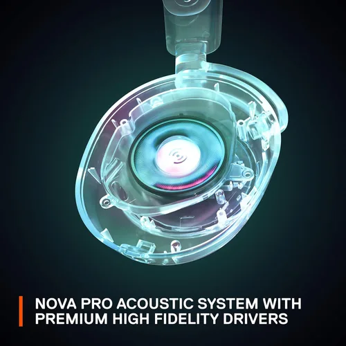 Vista 3 de SteelSeries Arctis Nova Pro - Auriculares inalámbricos Xbox multisistema para juegos, controladores de alta fidelidad, cancelación activa de ruido