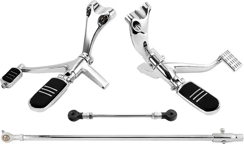 Vista 24 de TCT-MT Kit de Estriberas de Control Adelantado con Palancas de Vínculo para Harley Sportster 883 1200 2004-2013; Sportster 1200 Nightster (XL1200N)