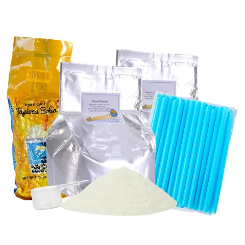 Vista 9 de BUBBLE TEA SUPPLY At Home Té de leche negra [40-45 bebidas] Kit de té de burbujas para principiantes, set de regalo de té de burbujas Boba