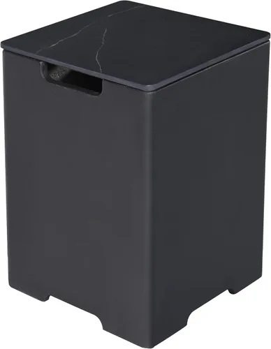 Vista 16 de AMS Fireplace Elementi Cubierta para Tanque de Propano de 20 Libras (Cilindro - Gris Oscuro) Hormigón Reforzado con Fibra de Vidrio Hecho a