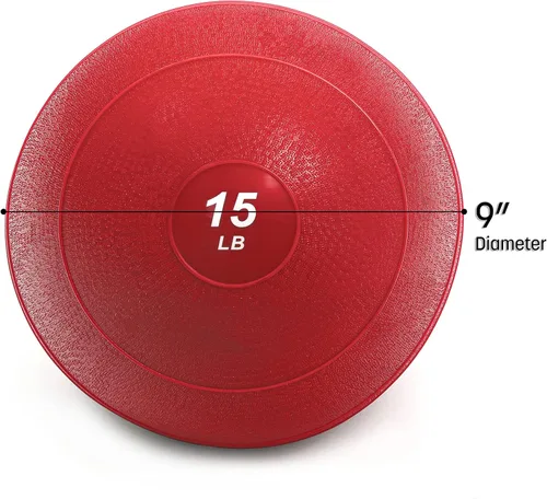 Vista 2 de Pelota medicinal de 15 libras de Trademark Innovations