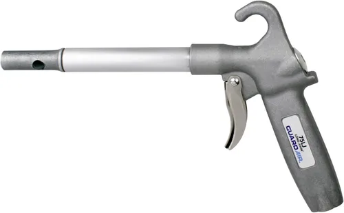Guardair Long John Pistola de Aire de Seguridad con Extensión de Aluminio de 06 Pulgadas, Boquilla de Aleación de Alto Rendimiento Cumple con OSHA,