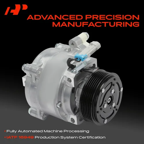 Vista 3 de A-Premium Compresor de aire acondicionado con embrague compatible con Buick Encore 2013-2022, Encore GX 2020-2021 y Chevrolet Sonic 2013-2020 1.4L